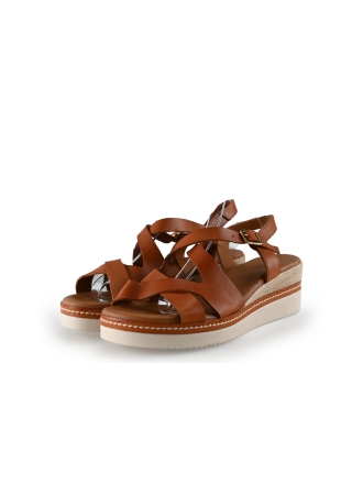 Lina Locchi Sandalen Cognac 296335