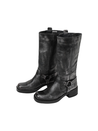 Manfield Bikerstiefel Schwarz 296490
