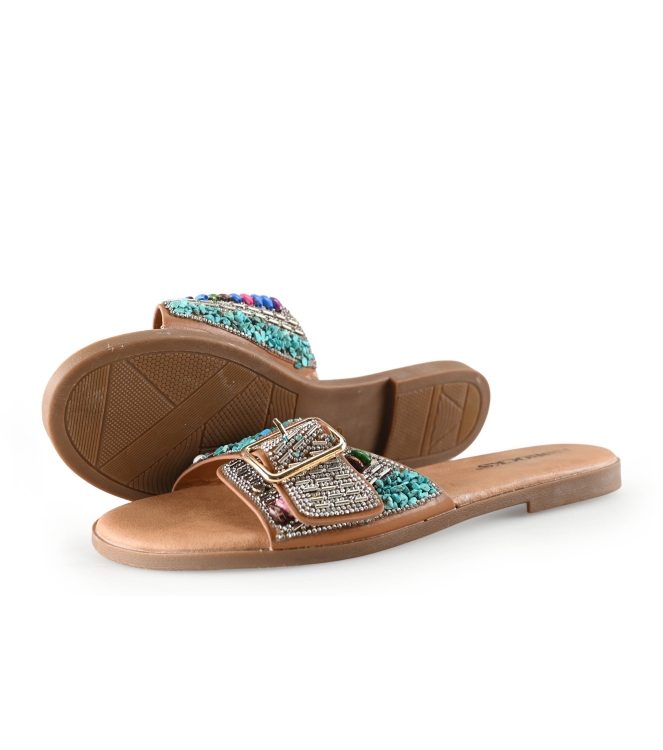 Ann Rocks Flip-Flops