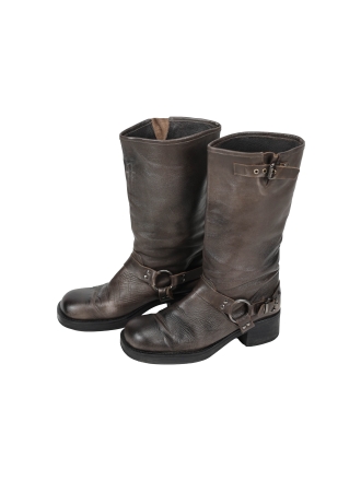 Manfield Bikerstiefel Schwarz 296781