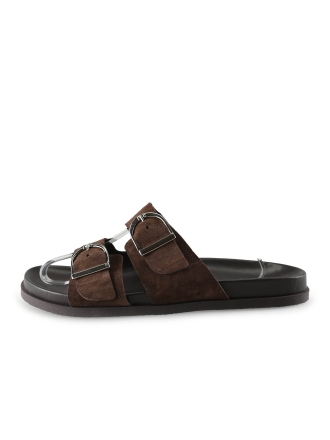 Notre-V Mules Pantoletten Braun 296979