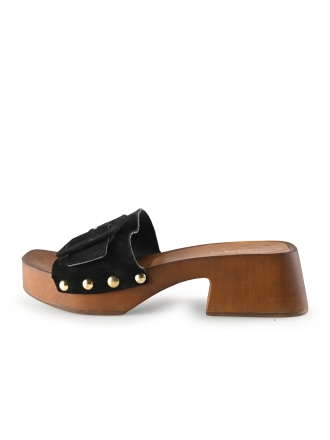 Notre-V Mules Pantoletten Schwarz 297075