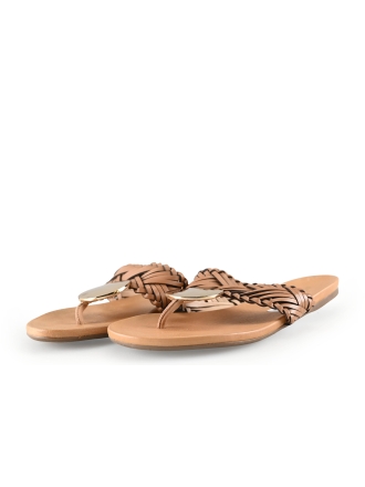 Arezzo Flip-Flops Cognac 297207