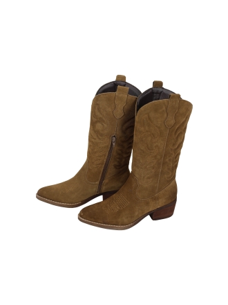 Manfield Cowboystiefel Beige 297424