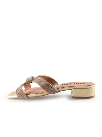 Bibi Lou Mules Pantoletten Gold 297578