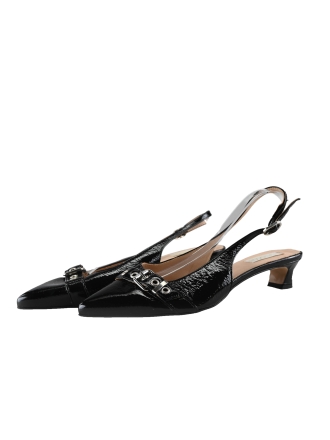 Lina Locchi Slingbacks Schwarz 297949