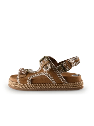 Warmbat Sandalen Cognac 298009