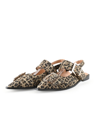 Nelson Ballerinaschuhe Braun 298705