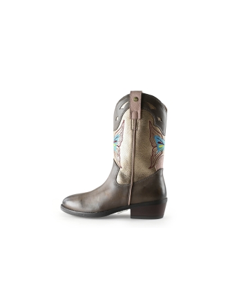 Develab Cowboystiefel Grün 299355