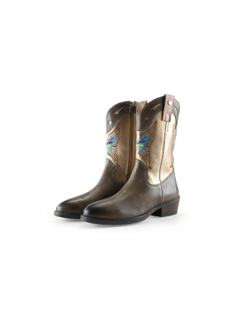 Develab Cowboystiefel Grün 299355