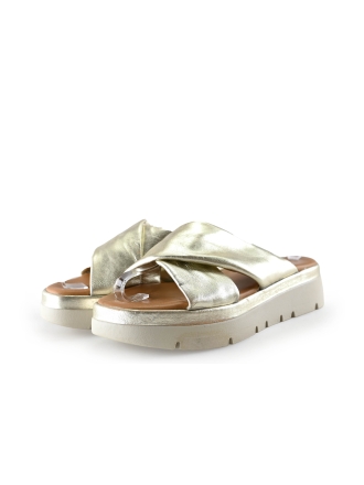 Sekada Mules Pantoletten Gold 299528