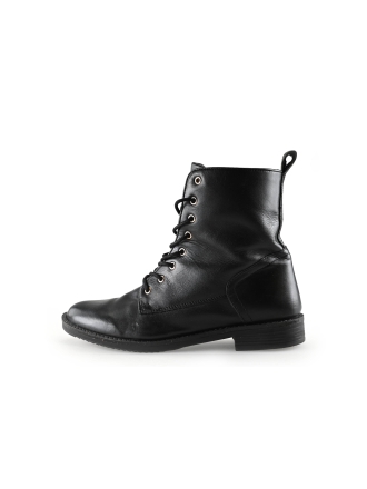Manfield Schnürstiefel Schwarz 299739