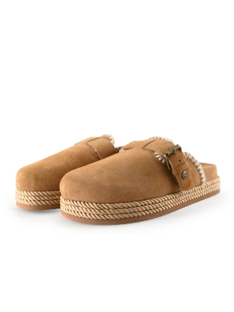 Warmbat Mules Pantoletten Braun 300175