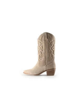 Manfield Cowboystiefel Beige 300254