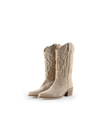 Manfield Cowboystiefel Beige 300254