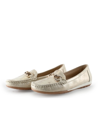 Double Heart Loafers  Gold 300346