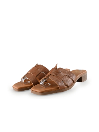 My Sandals Mules Pantoletten Cognac 300666