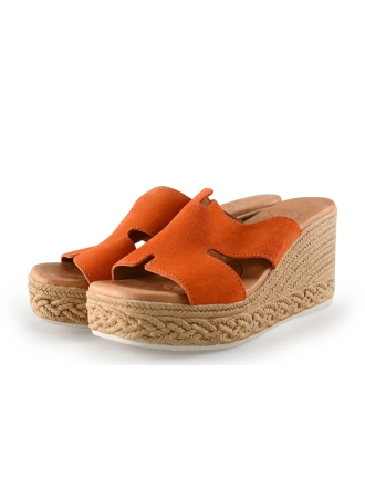Oh My Sandals Mules Pantoletten Orange 300824