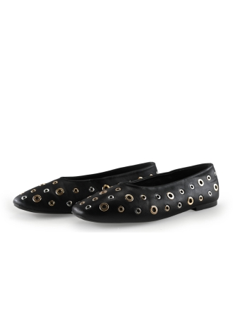 Monshoe Ballerinaschuhe Schwarz 300851