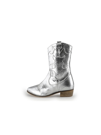 Wysh Cowboystiefel Silber 301032
