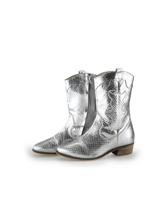 Wysh Cowboystiefel Silber 301032