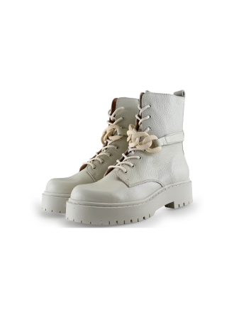 Ten Eekelder Schnürstiefel Beige 301578