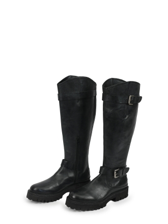 Shabbies Amsterdam Stiefel Schwarz 302154