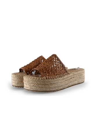 Xti Mules Pantoletten Braun 302295