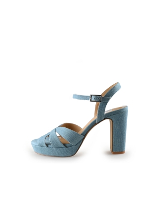 Manfield Sandalen Blau 302658