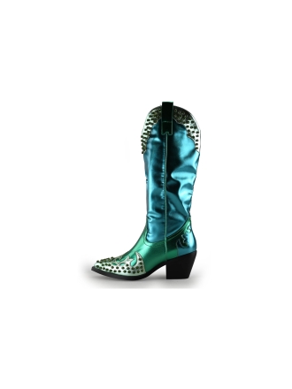 Azalea Wang Cowboystiefel Blau 303004