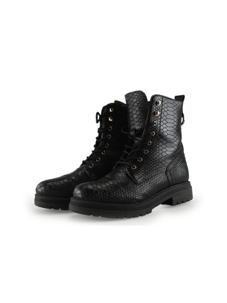 Omoda Schnürstiefel Schwarz 303368