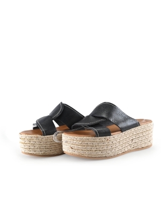 Inuovo Mules Pantoletten Schwarz 303721