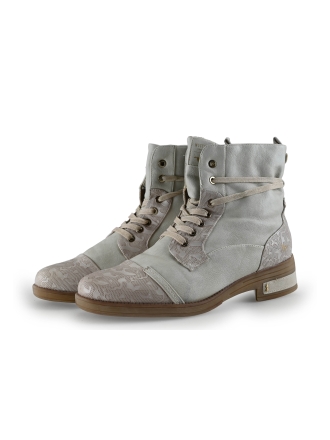 Mustang Schnürstiefel Weiß 303934