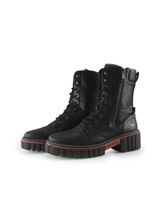 Mustang Schnürstiefel Schwarz 306396