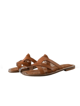 Fred de La Bretoniere Flip-Flops Cognac 307004