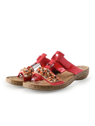 Rieker Mules Pantoletten Rot 307274