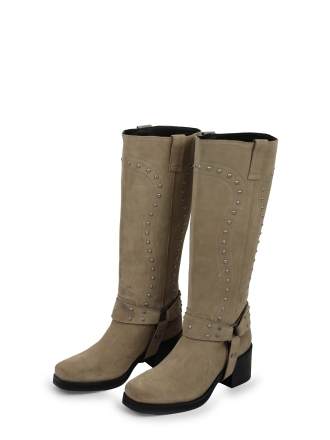Sacha Bikerstiefel Beige 307533