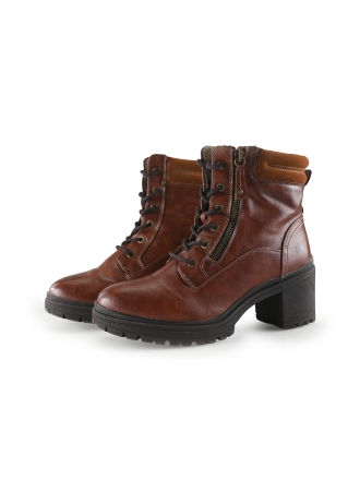 Mustang Schnürstiefel Cognac 308192