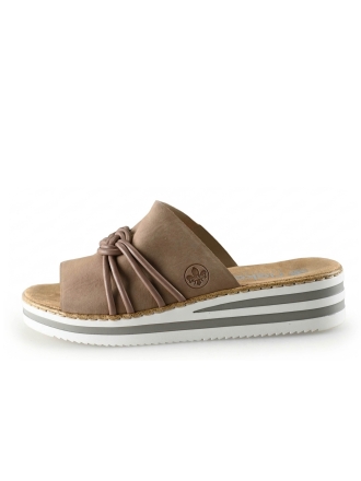 Rieker Mules Pantoletten Beige 309035