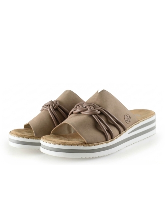 Rieker Mules Pantoletten Beige 309035