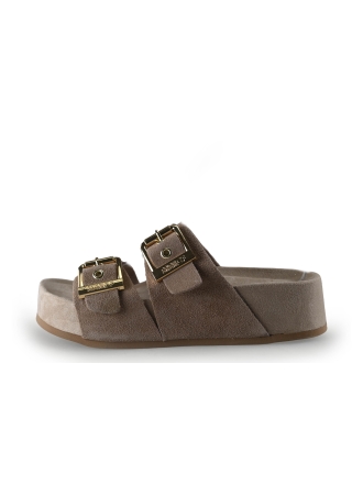 Colors of California Mules Pantoletten Beige 309201