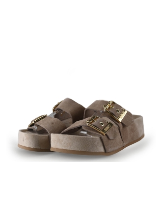 Colors of California Mules Pantoletten Beige 309201