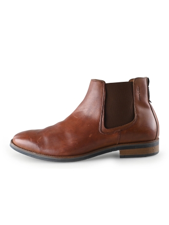 Manfield Chelsea boots Braun 309794