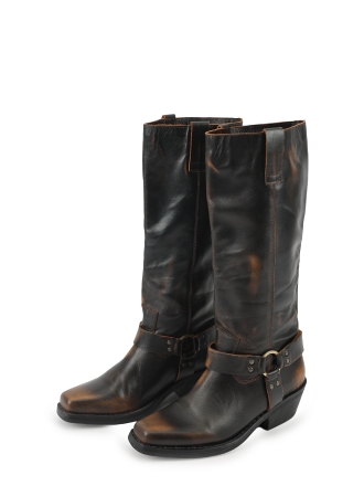 Sacha Bikerstiefel Grau 309844