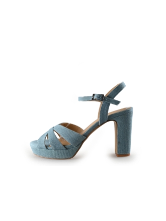 Manfield Sandalen Blau 310015