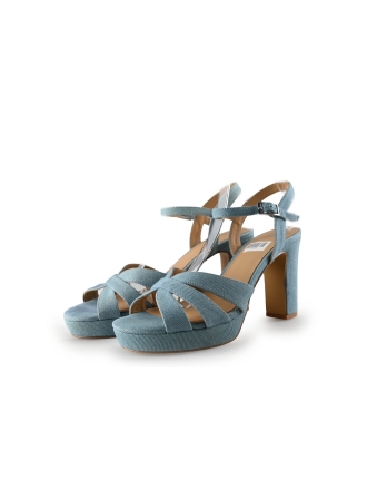 Manfield Sandalen Blau 310015