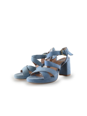 Manfield Sandalen Blau 310039
