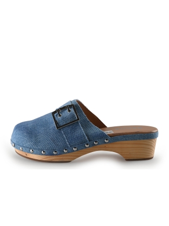 Sacha Mules Pantoletten Blau 310121