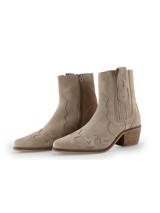 Manfield Cowboystiefel Beige 310281