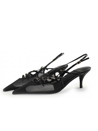 Jeffrey Campbell Slingbacks Schwarz 311375